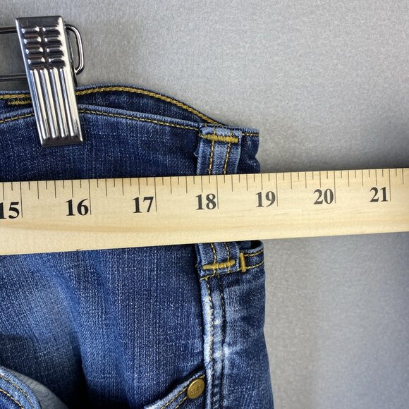 511 Tactical Skinny Jeans Men 38x32 Distressed Blue Stretch Denim Pants Workwear - Picture 8 of 16